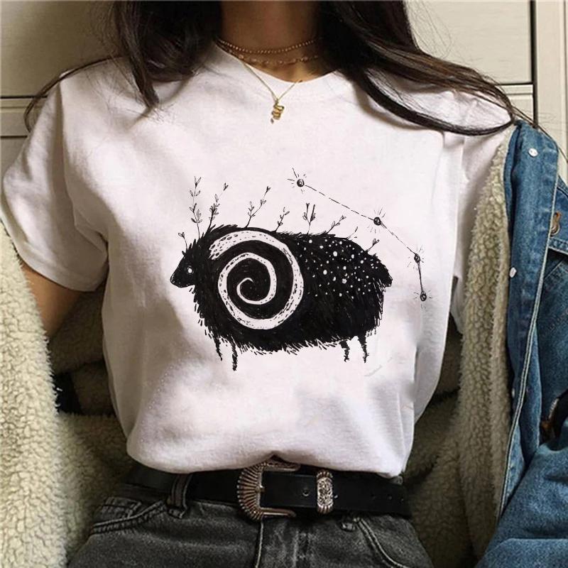 

Ретро Harajuku 2023 Женская одежда Женская футболка Футболка с рисунком Женский топ Забавная футболка с героями мультфильмов с коротким рукавом с мультяшным принтом M