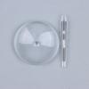 5 Pcs Flying Stems With 32Mm Flying Bases For Miniature Wargames Table Games Transparent Base Stand