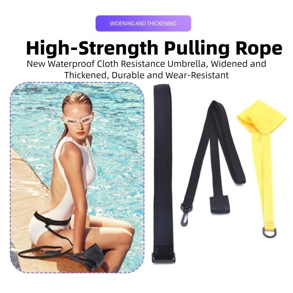 Wear Resistant Pool Workout Equipment for Adults Adjustable Belt Swim Resistance Belt  Pool Workout
