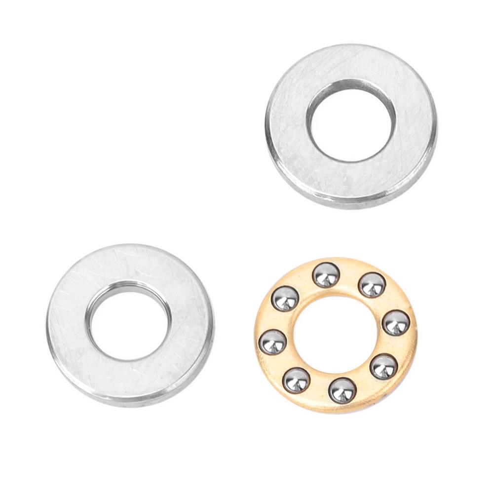 10pcs Thrust   Bearing Miniature High   Flat Steel Bearings Set (F2.5-6M 2.5x6x3mm)