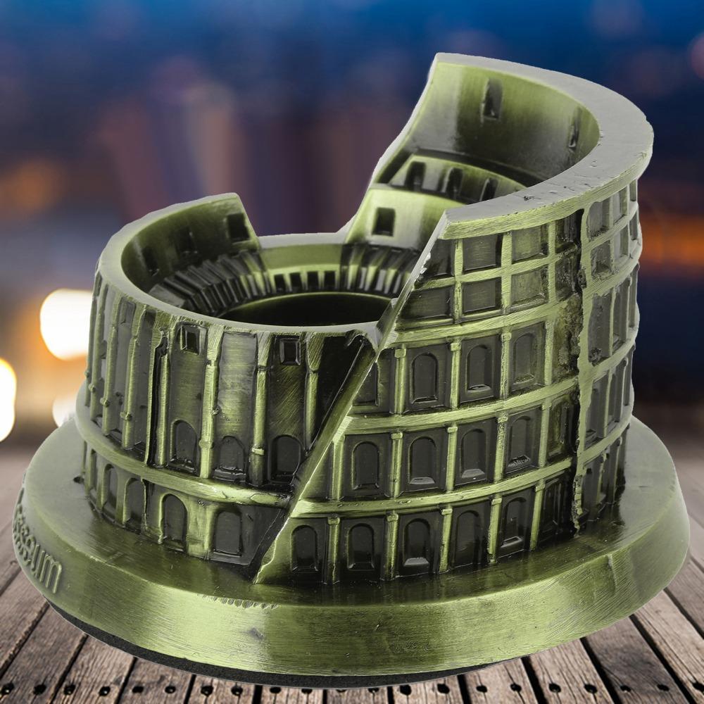 Alloy Miniature Colosseum Statue Desktop Display Colosseum Arts Craft Home Decoration