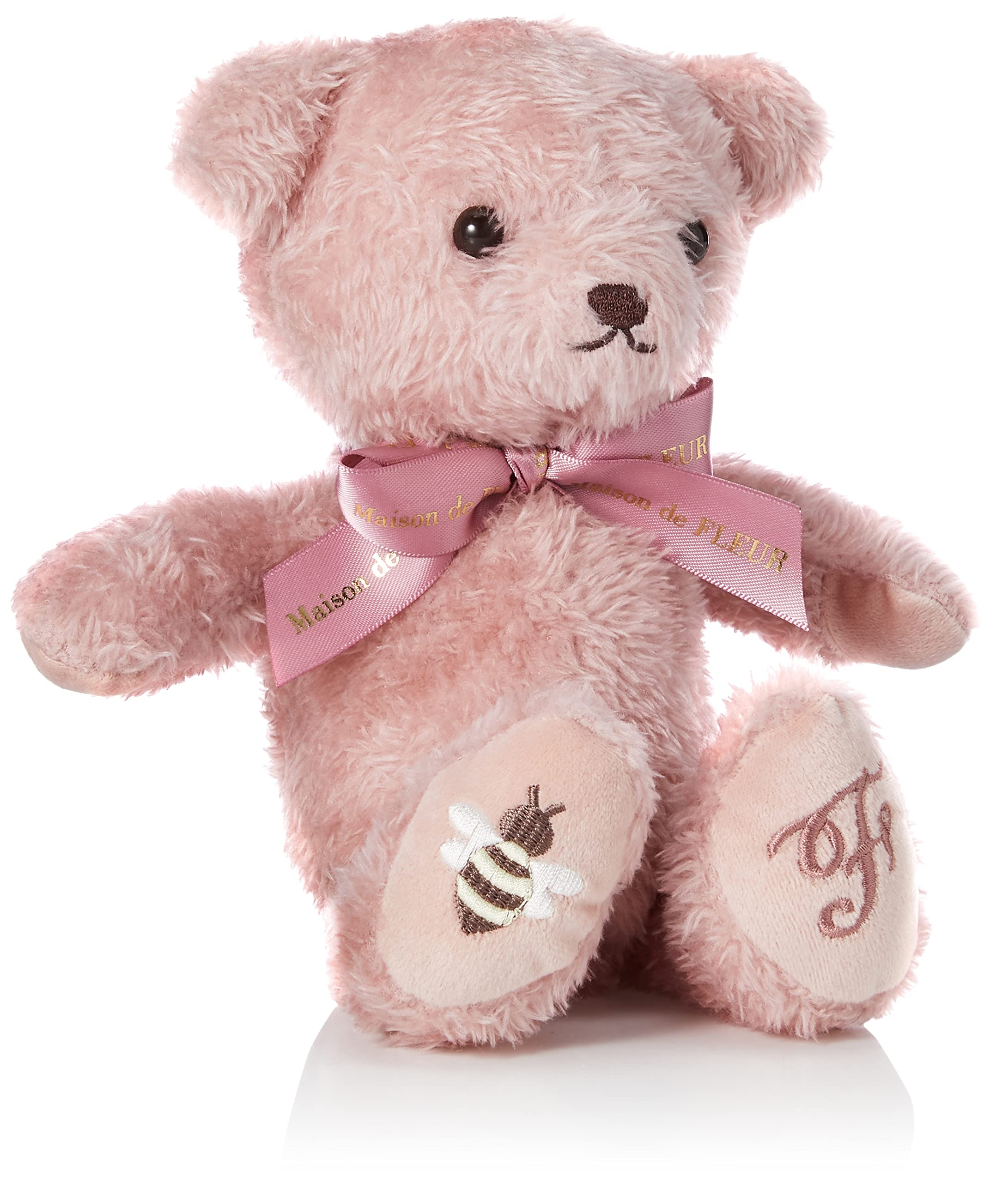 

de Rose Bear Tattered Pouch for Women 8A13FJJ1600 Rose [Maison Fleur]