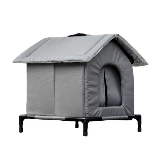 

Уличный домик для кошек Ветрозащитный Водонепроницаемый Уютное кошачье убежище Легкая сборка Теплое Изолированное Укрытие S B