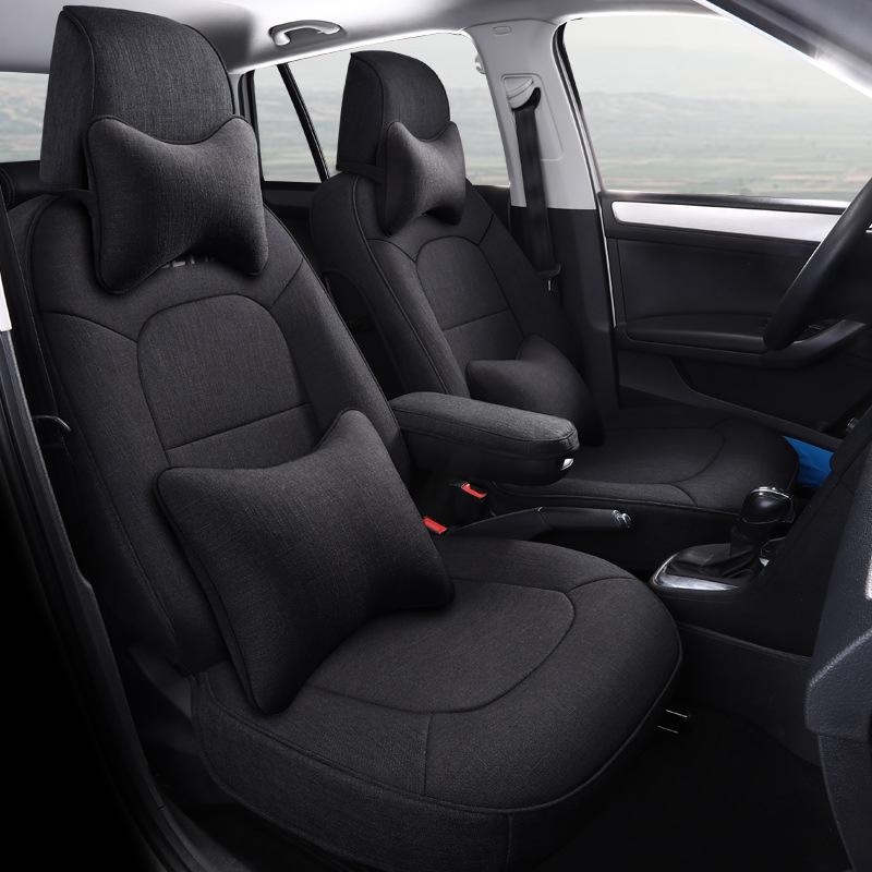 Volkswagen Jetta Five-Seater Linen Seat Cushion - All Seasons, Custom Fit