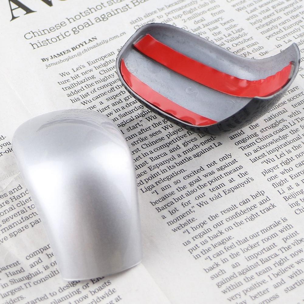 ABS Carbon Fiber Car Gear Shift Knob Head Cover Trim for Nissan Sylphy Sentra 2020 Car Interior Accessories