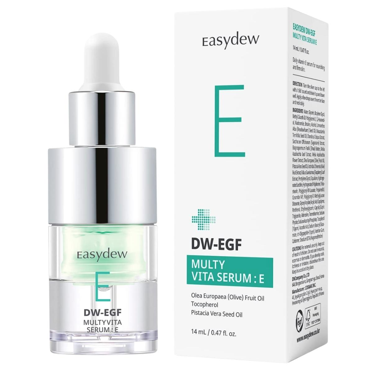 

Easydew - DW-EGF Multy Vita Serum E, 14 мл - живильна сироватка для обличчя