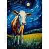 Owl Panda Raccoon Cow Tiger Cat Duck Starry Night Van Gogh Canvas Painting Abstract Posters Print Wall Art Pictures Home Decor