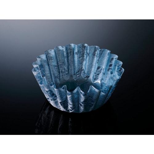 Washi Paper Dishware: Side Dish Cups, Jubako Box Dividers, and Omote-Washi Cases, Colorful Checkered Pattern (M, Blue, Checkered Japanese Pattern)