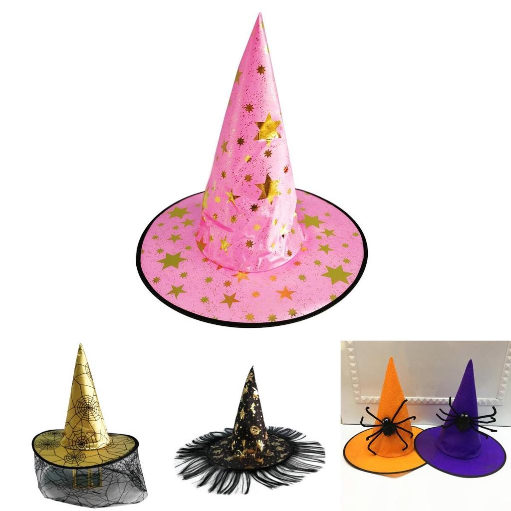 Halloween Hat Costume For Children And Adults Witch Hat For Dress-up Party Supplies