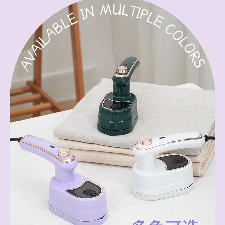 Foldable Handheld Steam Iron: Portable Dual-Use Garment Steamer for Dry & Wet Clothes EU Plug