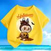 Children's Cartoon Pure Cotton Top, Summer Boys' and Girls' Casual Short-sleeved T-shirt