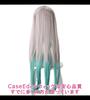 CaseEden Cosplay Wig, Long, Heat-Resistant, Pink Silver & Emerald Green, Set of 2 Wig Nets