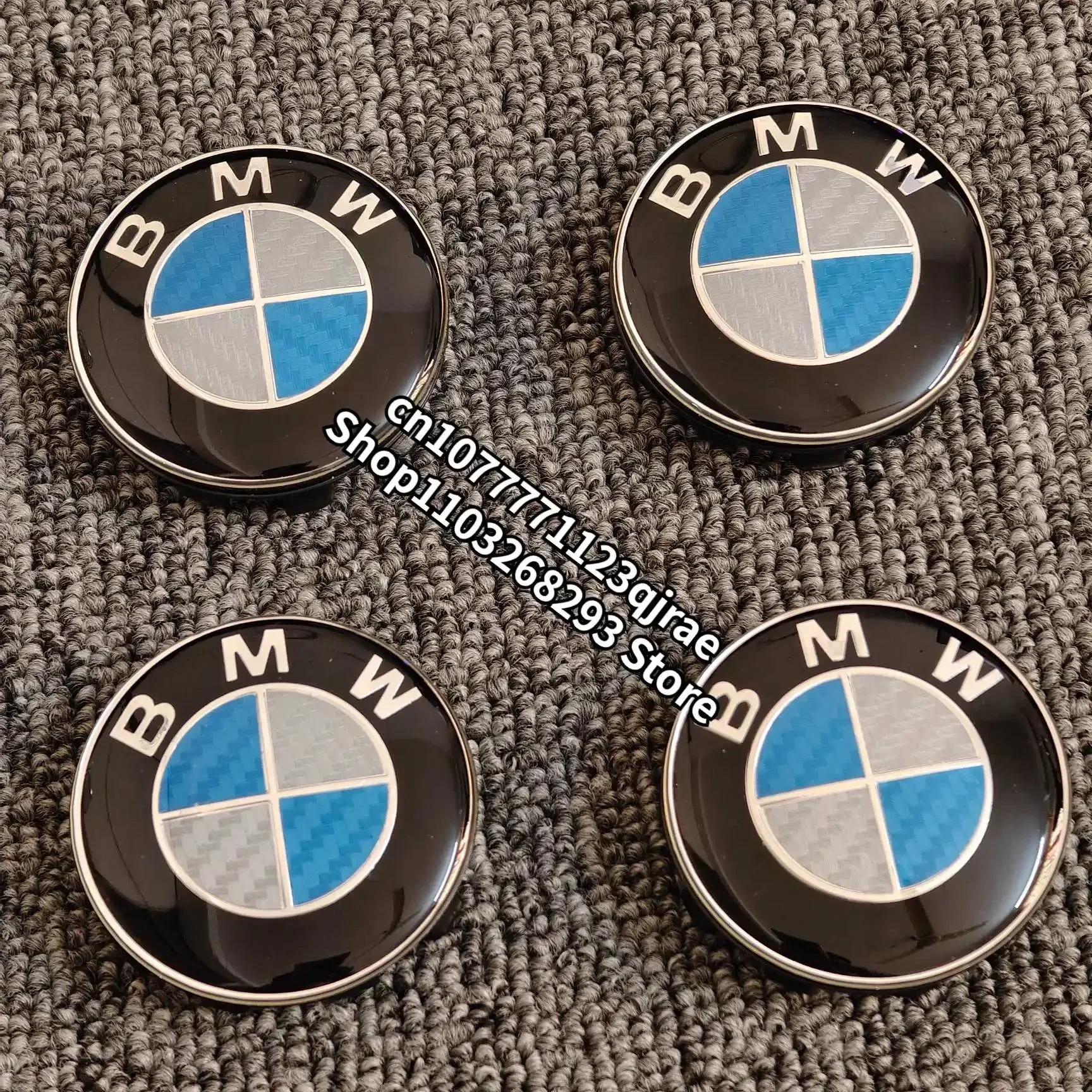 

New 4Pcs 56mm 68mm Carbon fiber Car Wheel Center Caps For BMW E90 E46 F10 F30 E87 E91 F20 G20 E60 E39 E93 F11 F31 E61 F25 E