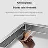 North Mansion Push-Type Stainless Steel Cleaning Cart