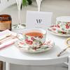 WOOCH Ceramic Couple's Cup and Saucer Gift Set