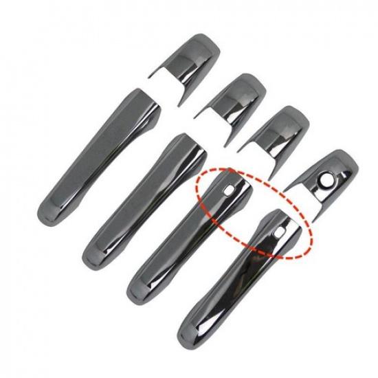 Chrome Smartkey Door Handle Lid Cover Trim For 2011- Jeep Grand Cherokee