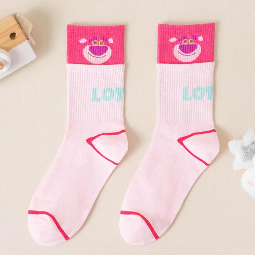 Japanese Anime Cute Mid-Calf Women's Knee-High Socks