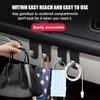 SEAMETAL Car Glove Box Hidden Hook For Car Passenger Purse Bag Hanger For Hat Umbrella Holder Interior Storage Hooks Accessories