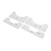 4PCS T Shirt Ruler Recyclable Easy Read Data Practical Shirt Ruler To Center Designs for
