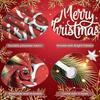 Christmas Party Banner Holiday Print Winter Holiday Banner Xmas Celebration Background Star Decorations Xmas Event Display