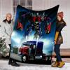 1pc Transformers2 Theme Blanket - Digital Print, Polyester, Cozy for All Seasons, Perfect for Outdoor, Camping, and Travel