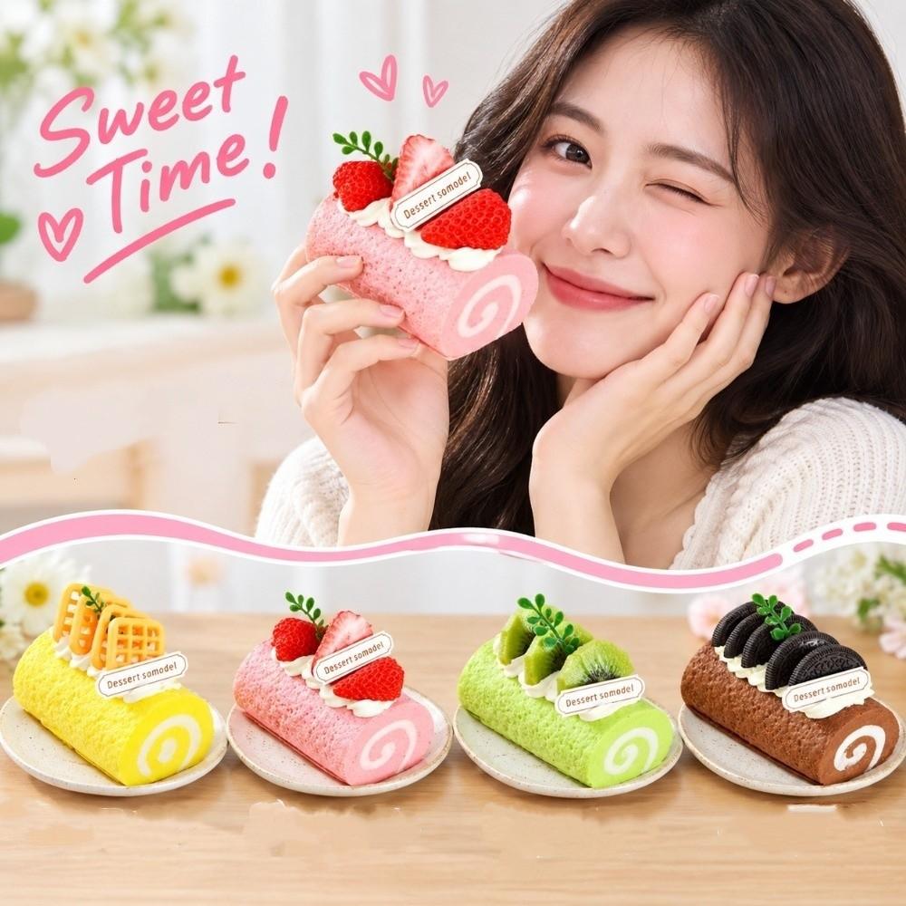 Super Soft Swiss Roll Squishy Toy Hand Relax Slow Rebound Fidget Toy for Kids Adults
