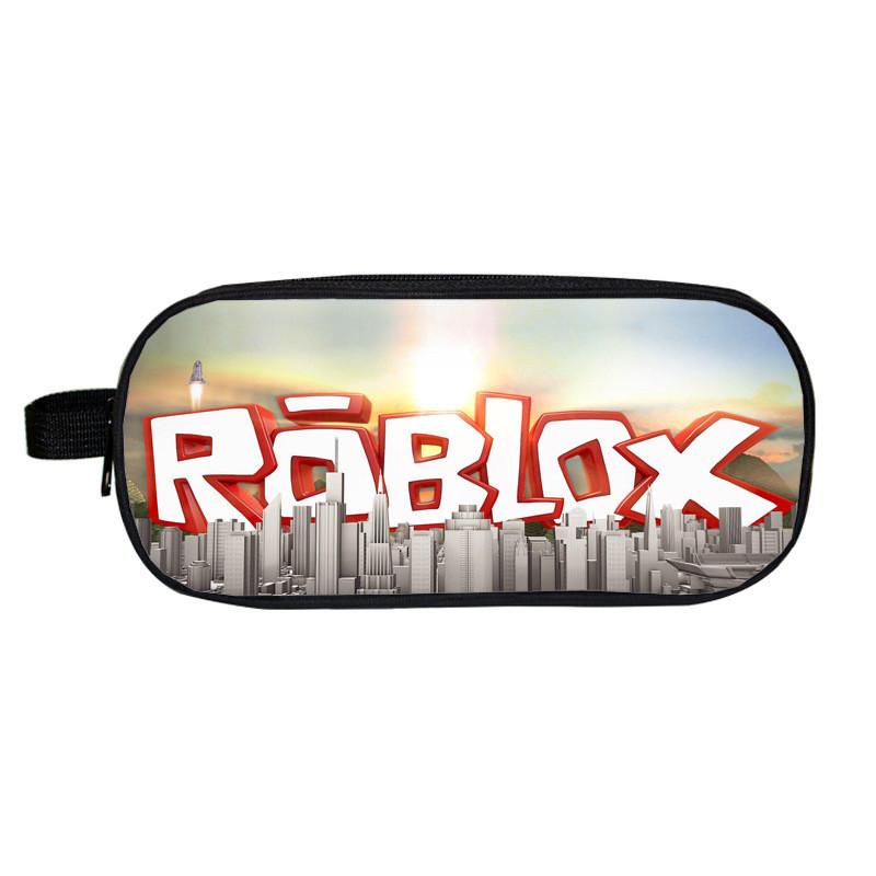 Roblox Cartoon Pencil Case For Boys And Girls With Durable Material**