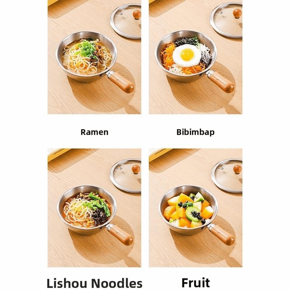 Single Handle Cooking Sauce Bowl Stainless Steel Food Supplement Pot New Milk Pot