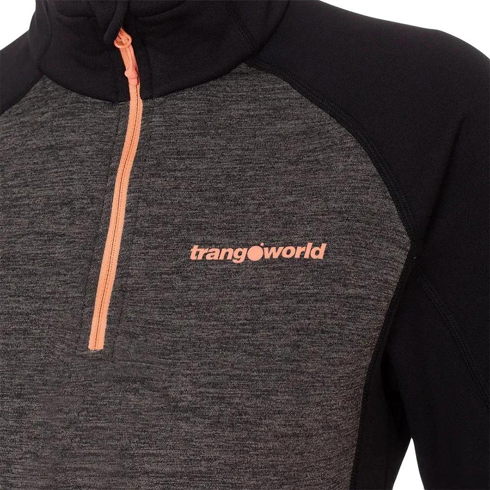 Trangoworld Fleece Pullover with Half Zip Palieres