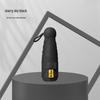 Compact 5-Fold Dual-Use Umbrella: UV Protection & Water Resistant Mini with Black Lining