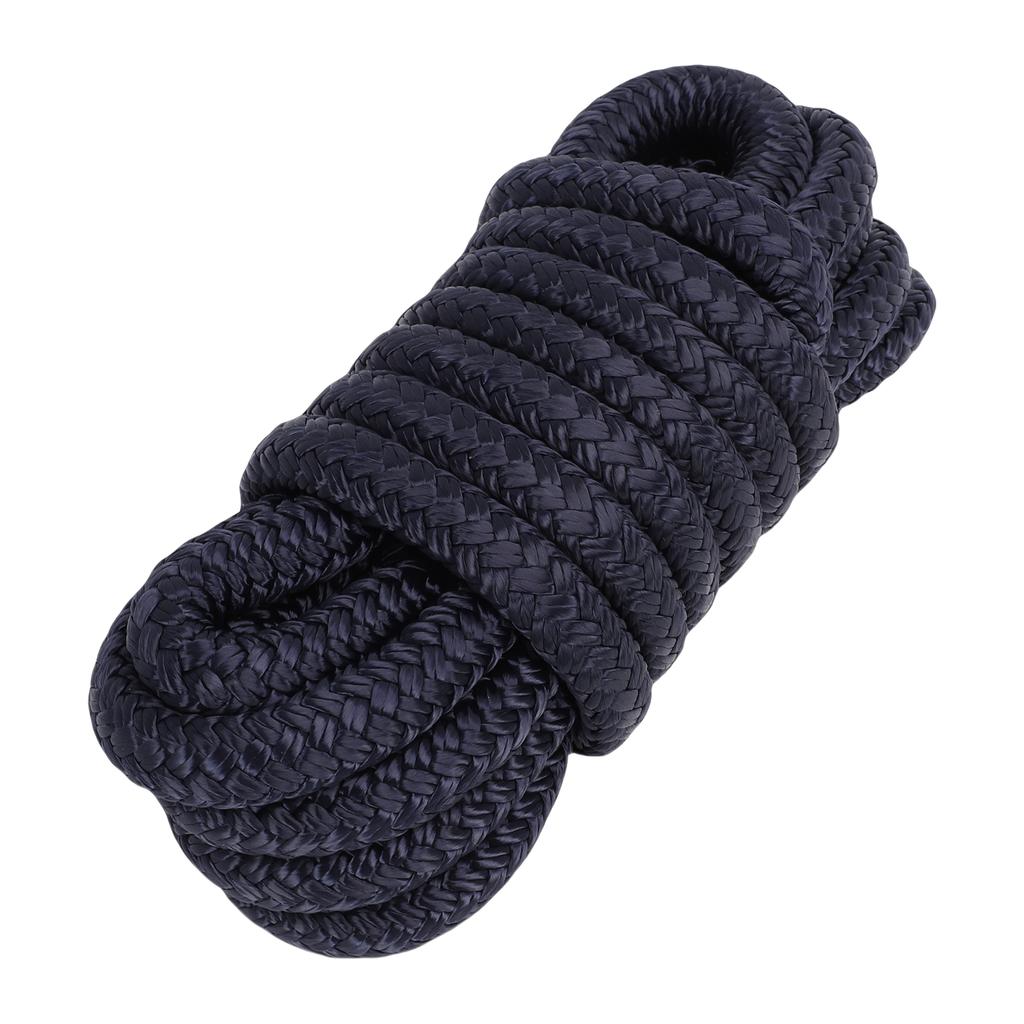 Boat Dock Line Double Weaving Nylon Boat Rope for Docking with 12in Marine Grade High Strength Mooring Rope 1Celsius2 Inch X15 Ft
