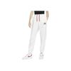Nike New Year Solid Color Logo Drawstring Fleece-Lined Knit Joggers Women Bottoms Summit-White FD4069-121