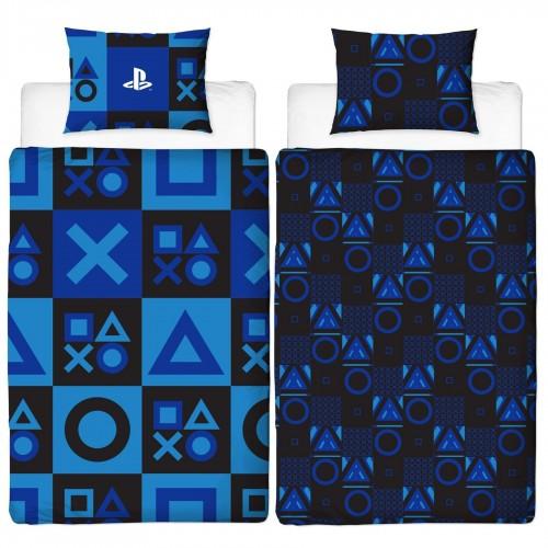 Playstation Checked Reversible Duvet Set