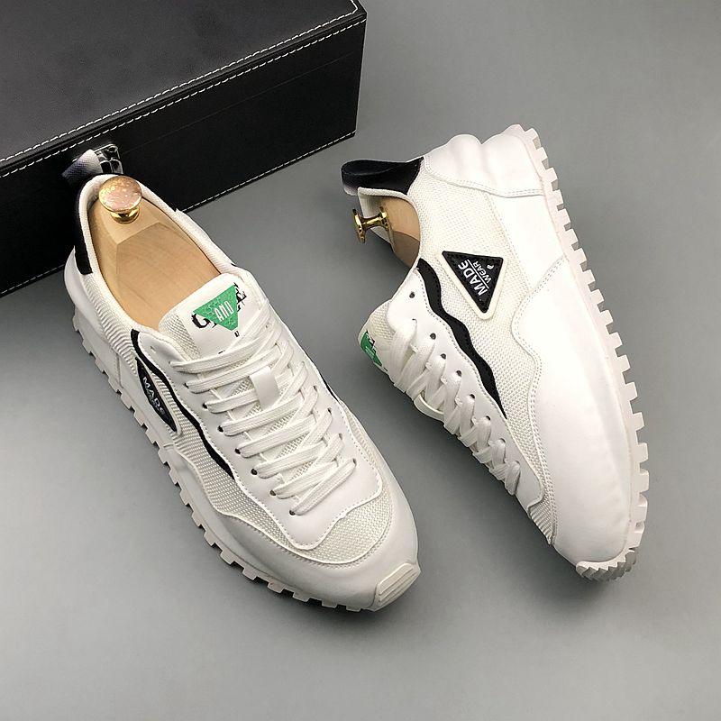 2025 Sneakers Uomo Casual Tela Traspirante Rialzo Interno Scarpe Piattaforma Tendenza Street Cool Colori Misti Scarpa da Skateboard