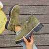 New Women Ankle Boots Fashion Casual Side Zipper Shoes Comfortable Big Size Shoes Women Outdoor Chelsea Short Boots Women