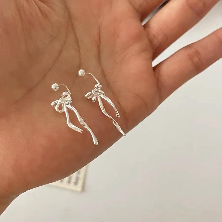 

Серьги-бантики Simple Atmosphere Ribbon, универсальные новые модные милые серьги, высококачественные серьги