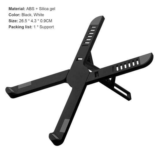 Laptop Stand Strong Good Hardness Foldable Bearing Capacity Desk Steady Laptop Holding Stand