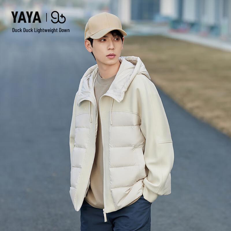 

YAYA 2024 Новая Унисекс Легкая Короткая Пуховая Куртка с Капюшоном M