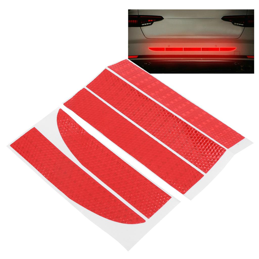 5PCS Strong Reflective Stripe Sticker High   Night Visibility   Waterproof