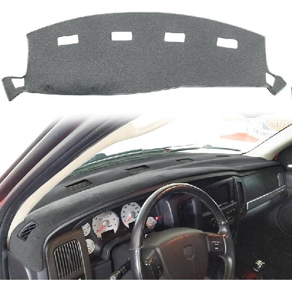 Yiz Dashboard Cover Dash Cover Mat Pad  Fit For Dodge Ram 1500 2500 3500 1998 1999 2000 2001 (98-01Black) Y21