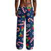 Men's Funny Sleep Pants with Fake Underwear Print Halloween Novelty Pajama Pants