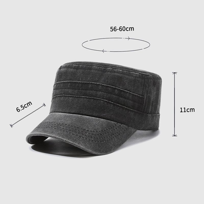 Flat Cap Men's Military Cap Spring Summer Cap Outdoor Sun Hat