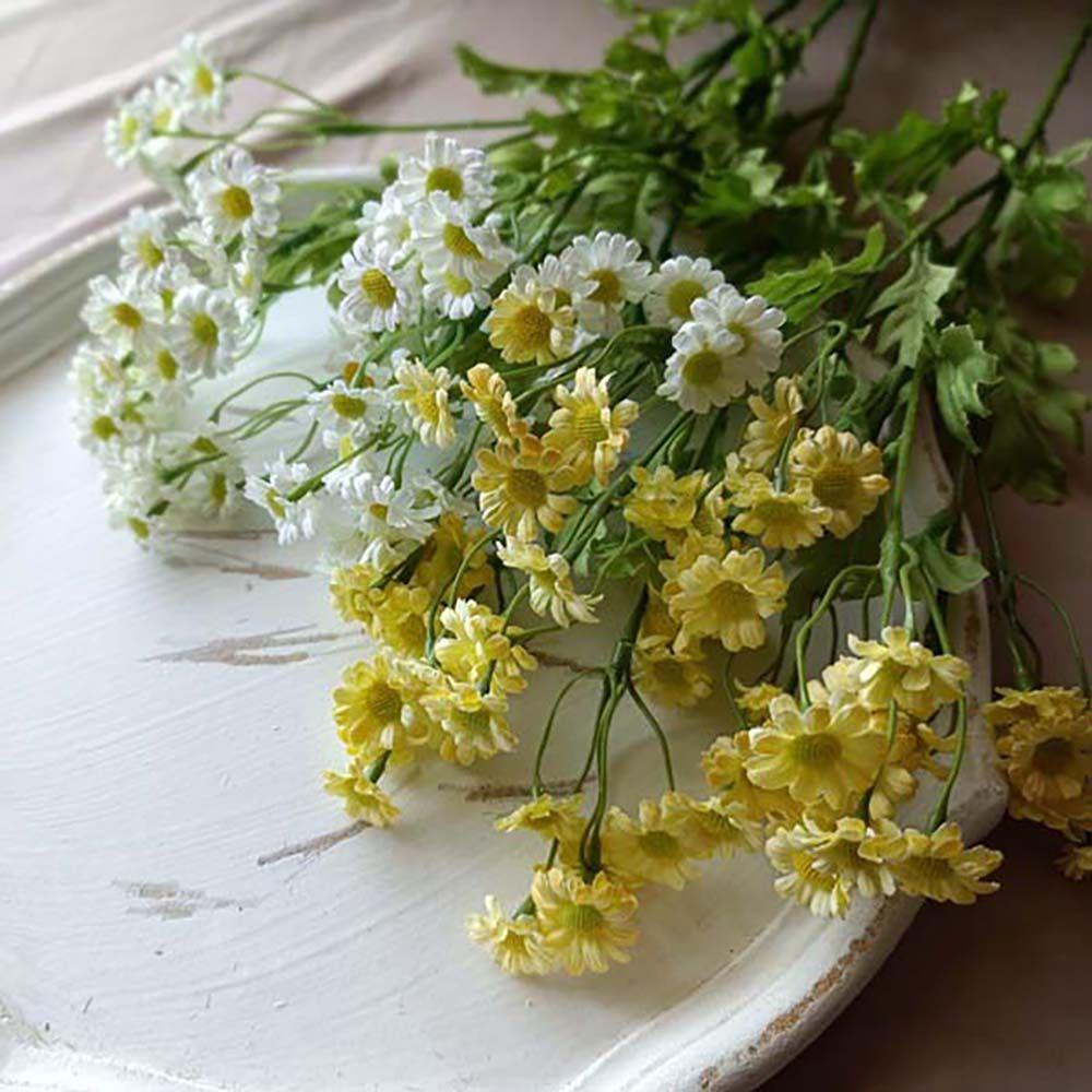 Accessories Bouquet Office Table Artificial Flowers Wedding Decoration Daisy Flowers Garden Crafts