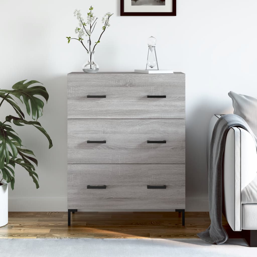 Sideboard Gray Sonoma 69.5 x 34 x 90 cm Particleboard