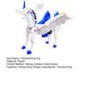 2Pcs/Set Transformable Flying Horse Car Toy Collision Deformation 2-In-1 Mini Vehicle Educational Transforming