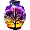 Unisex 3D Graphic Hoodie Oversized Streetwear Sweatshirt Air Layer Fabric Casual Pullover