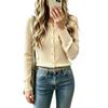Women's Lightweight Button Front Knit Cardigan Sweater for Everyday Casual Wear