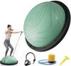 EastEamily Balance Semicircular Exercise Body Balance Inches 200 Kg Weight Thick Includes Air Pump and Tension Ideal for Balance Inner Muscle and Core