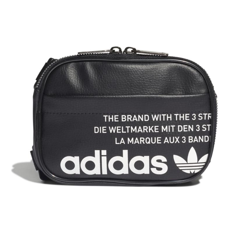 

Adidas Originals Polyurethane Shoulder Bag Crossbody Bag Small Size Unisex Black Adidas GN4448 чёрный