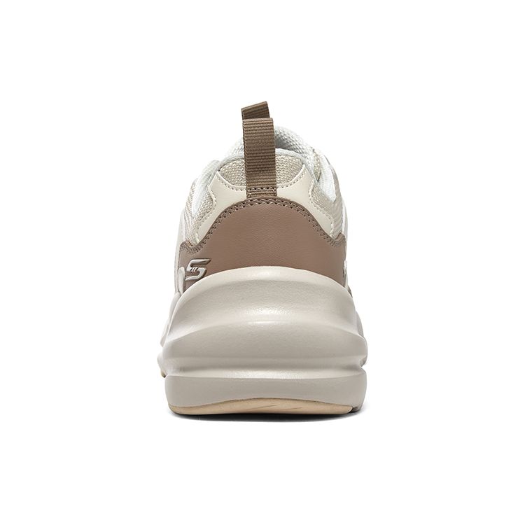 Skechers Bobs Wave Comfort Versatile Low-Top Casual Shoes Women sneaker Beige Brown 117365-NAT